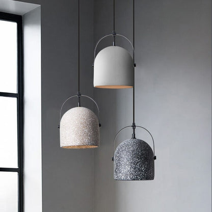 Simple Cement Pendant Light Fixture