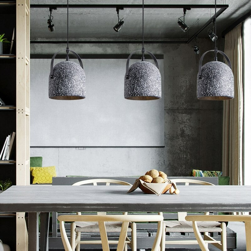 Simple Cement Pendant Light Fixture