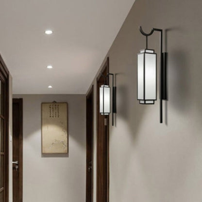 Simple Chinese Fabric Wall Lamp