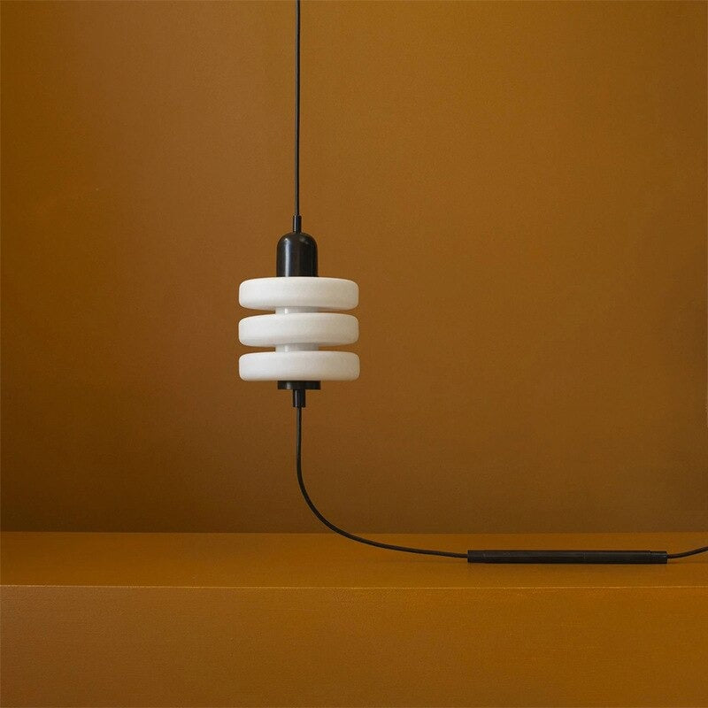 Minimalist White Glass Decoration Pendant Lamp