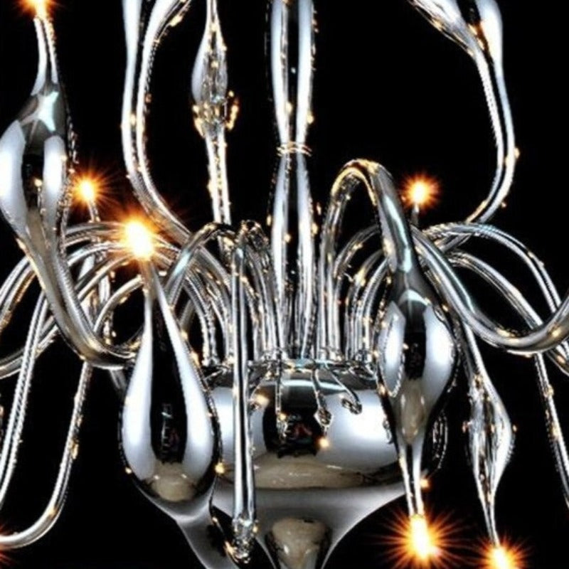 12 Lights Swan Decor Chandelier Lamp