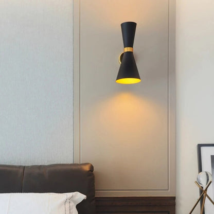 Aluminum Double Speaker LED Bedroom Wall Light