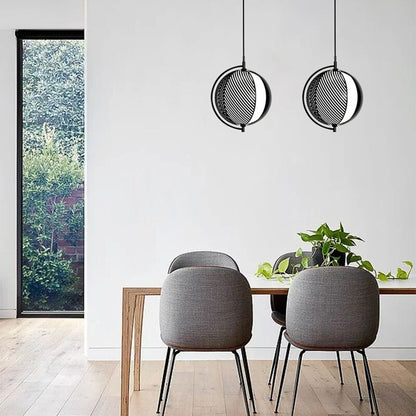 Hanging Black and White Pendant Lamp