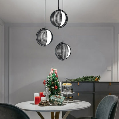 Hanging Black and White Pendant Lamp