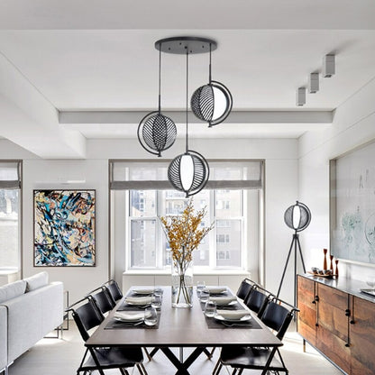 Hanging Black and White Pendant Lamp