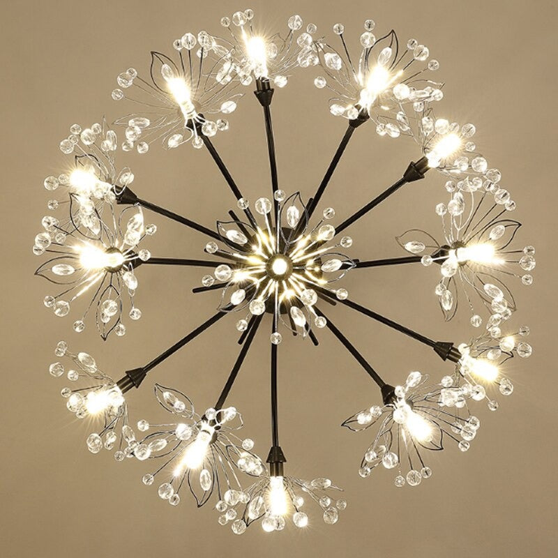 Nordic Creative Dandelion Design Chandelier Light