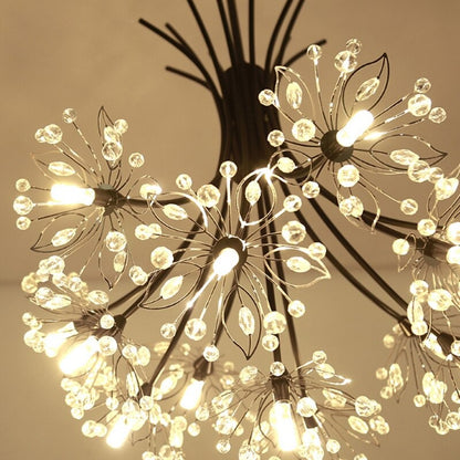 Nordic Creative Dandelion Design Chandelier Light