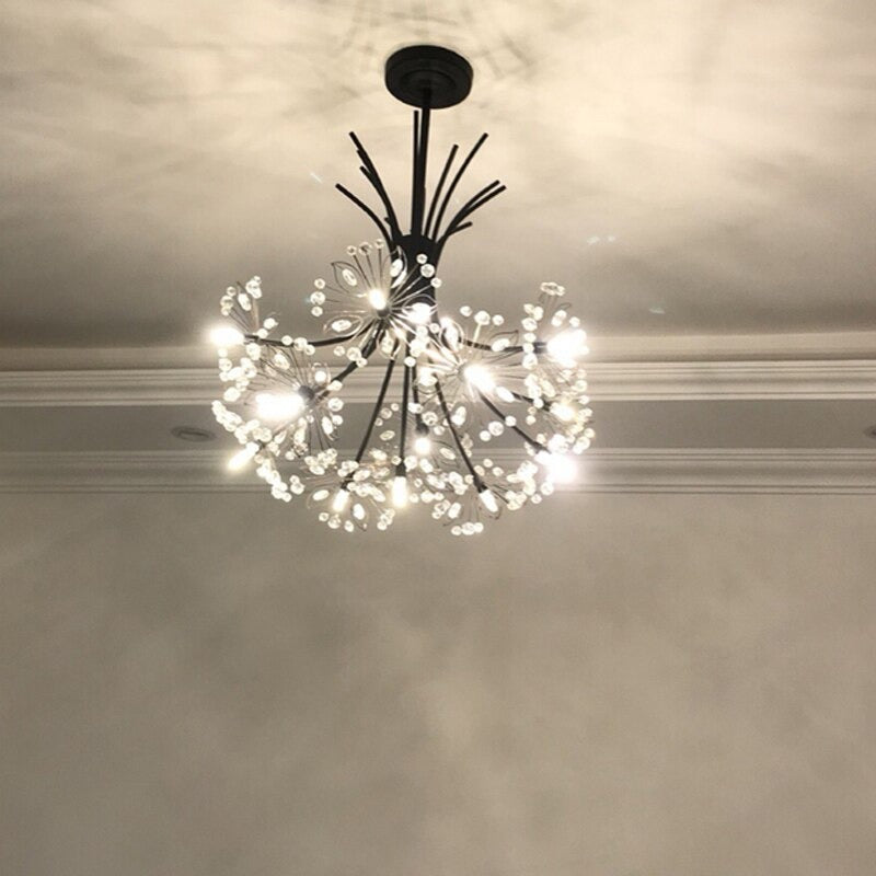 Nordic Creative Dandelion Design Chandelier Light