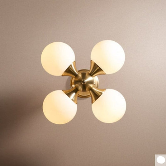 Glass Balls Design Ceiling Light Fixture