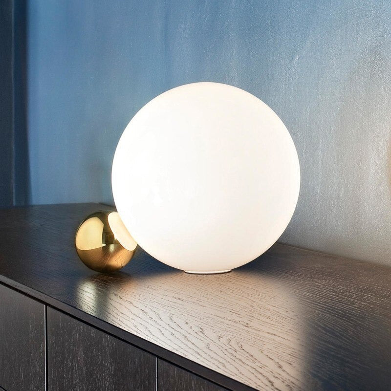 Nordic LED Glass Ball White Table Lamp