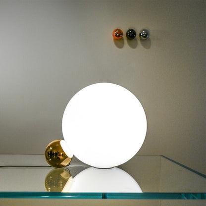 Nordic LED Glass Ball White Table Lamp