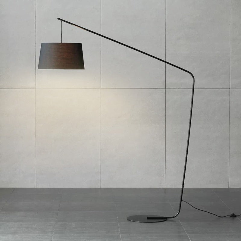 Simple Iron Fishing Floor Lamp