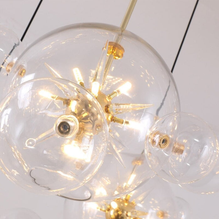 Nordic Creative Transparent Glass Bubble Ball Pendant Lamp