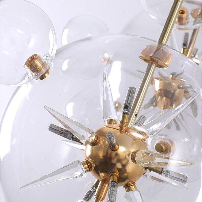Nordic Creative Transparent Glass Bubble Ball Pendant Lamp