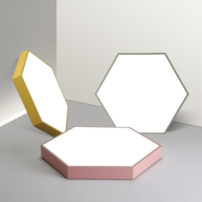 Ultra-Thin Geometric Polygon Ceiling Lamp