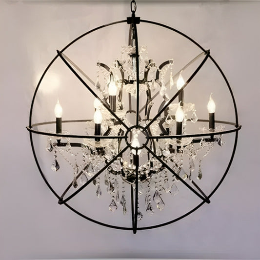 Decorative Orbital Crystal Chandelier