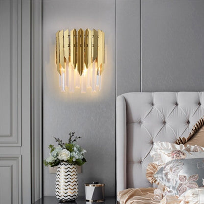 Modern Luxury Crystal Corridor Wall Lamp