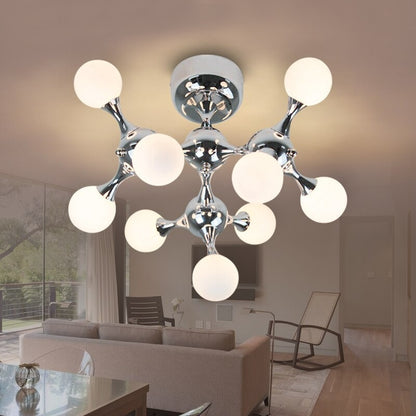 Modern DNA Glass Ball Design Lamp