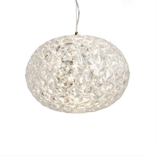 Acrylic Oval Ball Pendant Lamp