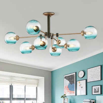 Gradient Color Glass Ceiling Lights