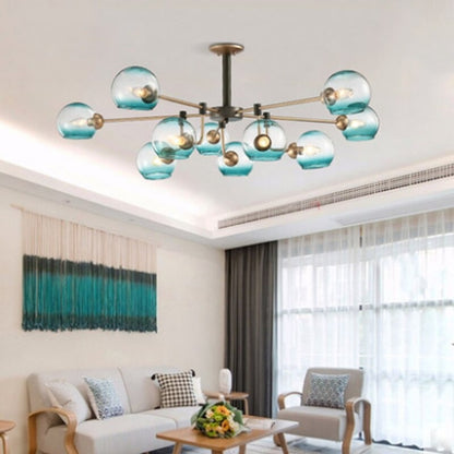 Gradient Color Glass Ceiling Lights