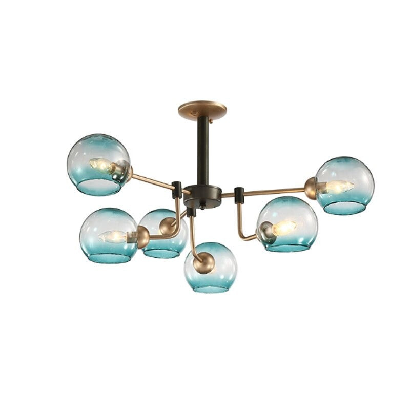 Gradient Color Glass Ceiling Lights