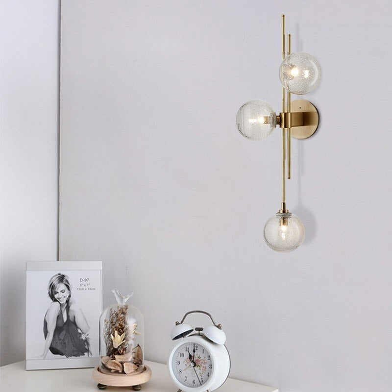 Nordic Postmodern Glass Ball LED Wall Lamps'