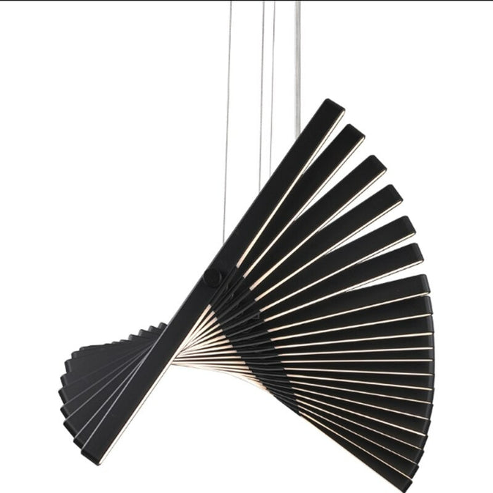 Metal Fishbone Design Pendant Lamp