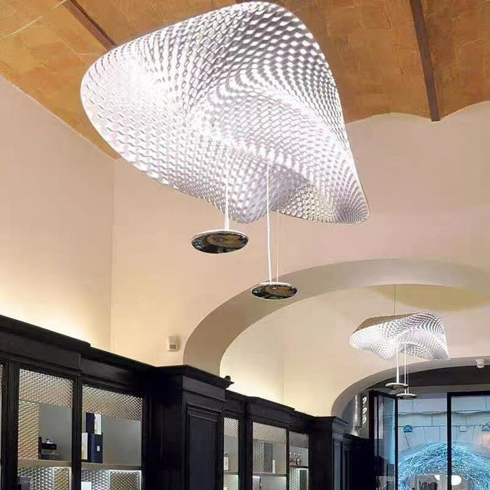 Modern Chrome Silver Indoor Ceiling Lamp