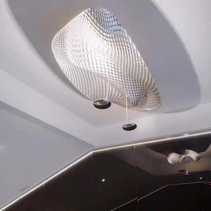 Modern Chrome Silver Indoor Ceiling Lamp