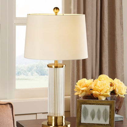 Postmodern Transparent Glass Rod Table Lamp