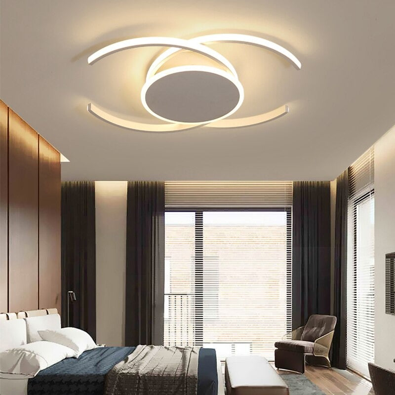 Semicircle Flower Shape Aluminum Ceiling Light