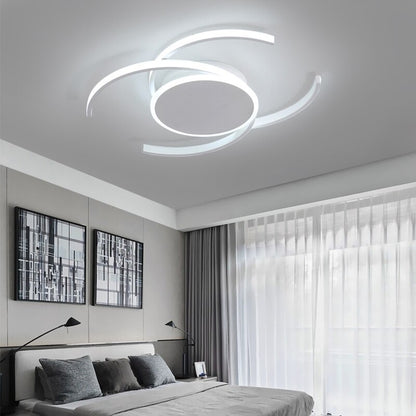 Semicircle Flower Shape Aluminum Ceiling Light