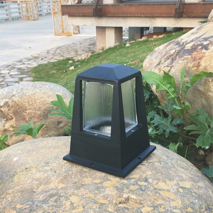 Simple Column Head Outdoor Lamp