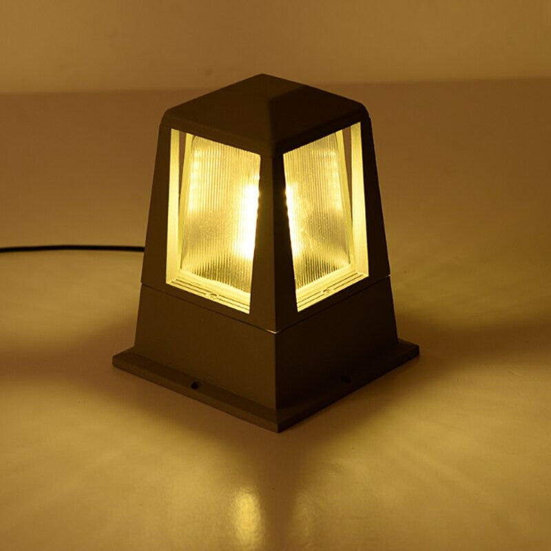 Simple Column Head Outdoor Lamp