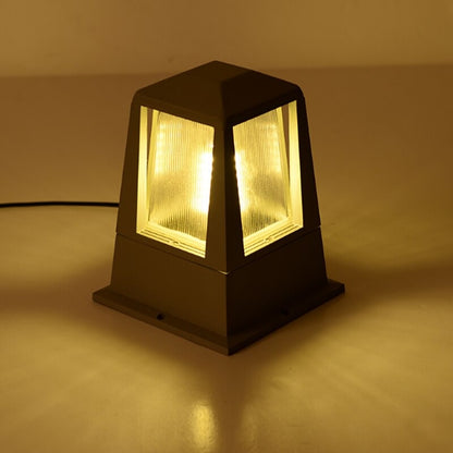 Simple Column Head Outdoor Lamp