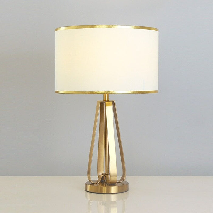 Golden Metal Design Living Room Table Lamp
