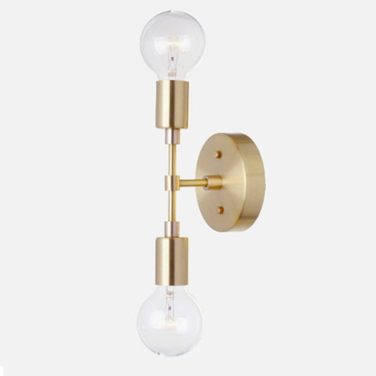 Indoor Light Source Brass Wall Lamp