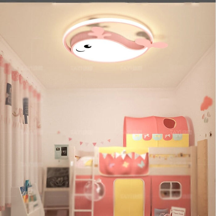 Whale Acrylic LED Ceiling Lamp