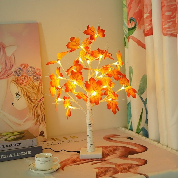 Maple Tree Design Table Lamp