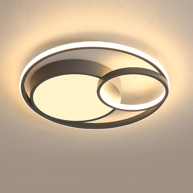 Modern Minimalist Aluminum Acrylic Round Ceiling Lamp