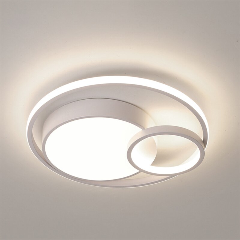 Modern Minimalist Aluminum Acrylic Round Ceiling Lamp