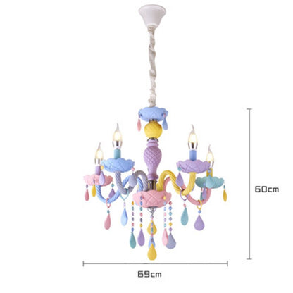 American LED E14 Lights Princess Makaron Kid Lamps