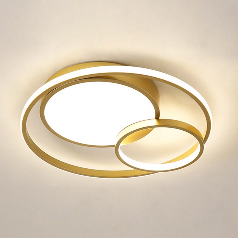 Modern Minimalist Aluminum Acrylic Round Ceiling Lamp