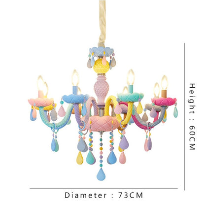 American LED E14 Lights Princess Makaron Kid Lamps