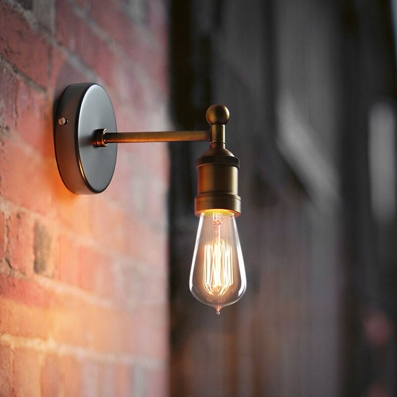 Vintage Industrial Bulb Wall Lamp