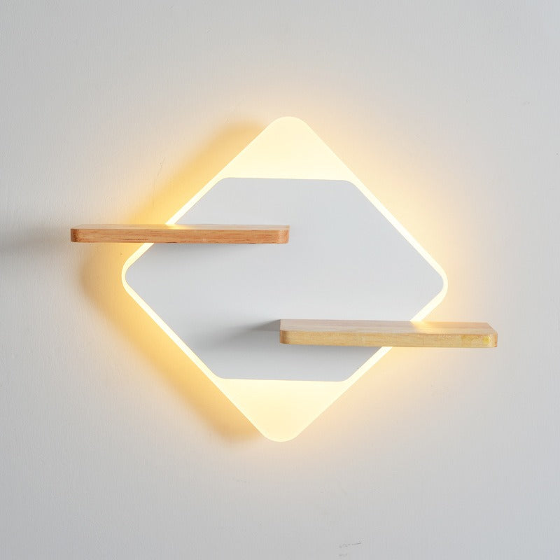 Nordic Background Wall Lamp With Wireless Charging